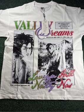 Dreams White Graphic Short-Sleeve Tee